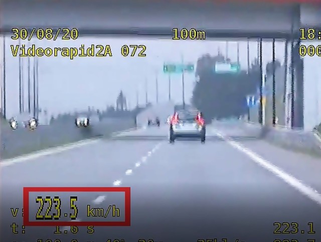 Pędził 223 km/h na drodze Racibórz - Pszczyna. 3534 mandatów za nadmierną prędkość na śląskich drogach w sierpniu