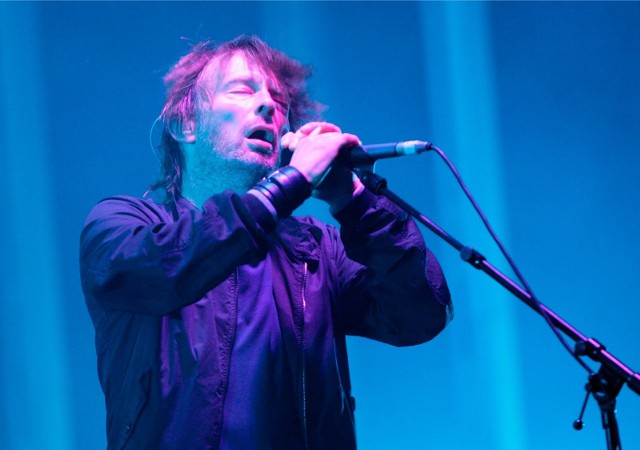Radiohead podczas koncertu w Poznaniu w 2009 roku.