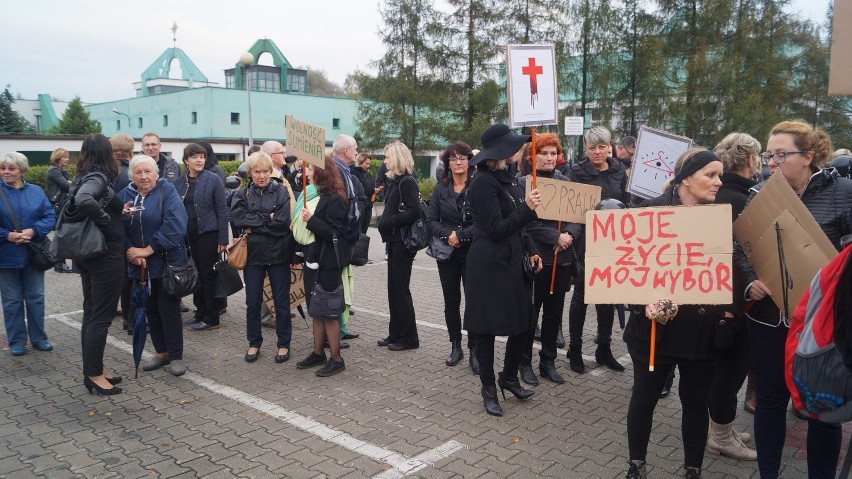 Czarny protest w Jastrzębiu: Przyszły tłumy