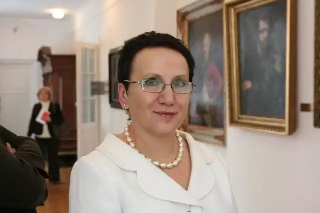 Krystyna Kotula z Muzeum Ziemi Kujawskiej i Dobrzyńskiej