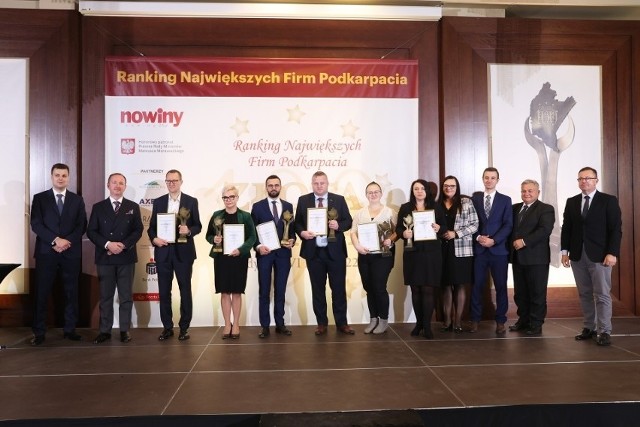 Ubiegłoroczni laureaci rankingu Złota Setka Firm Podkarpacia