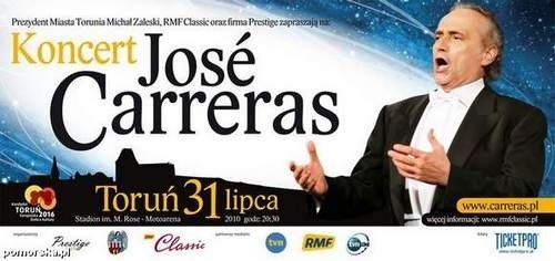 MMTorun.pl rozdaje bilety na koncert Jose Carrerasa! Co zrobić, aby je otrzymać?