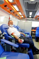 Policjanci, strażacy i sportowcy oddali krew podczas akcji w Dubiecku [ZDJĘCIA]