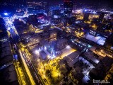 Katowice nocą ZDJĘCIA Niesamowite zdjęcia nocne Katowic z drona 