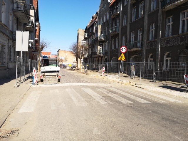 Końca dobiega drugi  etap remontu ulicy Sienkiewicza w Grudziądzu