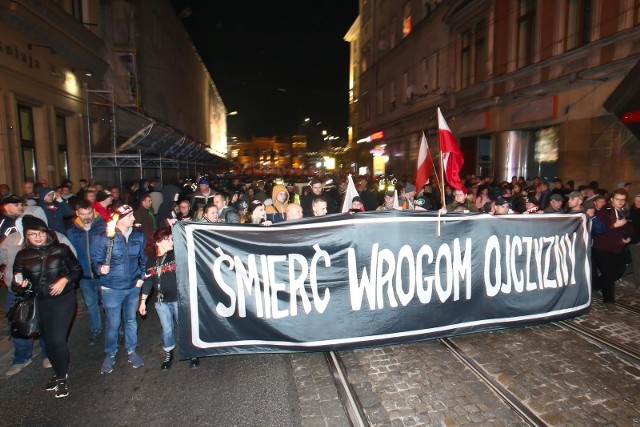 Marsz narodowców, Wrocław 11.11.2018