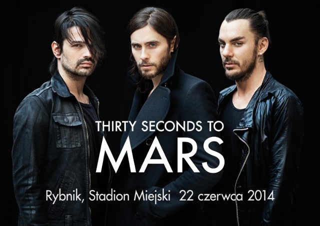 Już 22 czerwca 2014 r. zespół 30 Seconds To Mars zagra jedyny koncert w Polsce. 30 Seconds To Mars, 22.06.2014, Stadion Miejski Rybnik