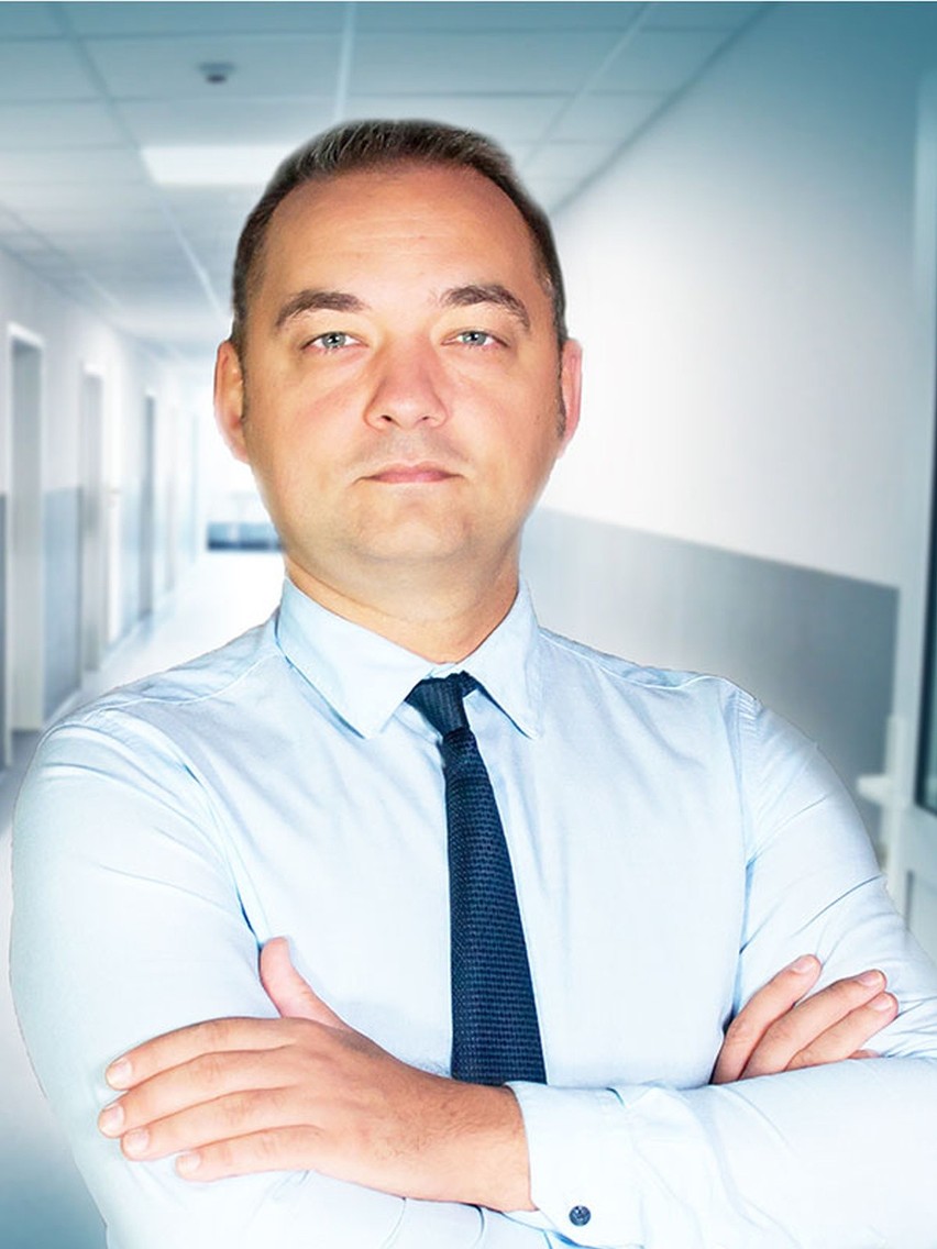 dr Mariusz Kaszubowski, dyrektor Woj. Szpitala...