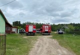 Pożar w Łęgu Starościńskim. Palił się budynek mieszkalny. 8.06.2022