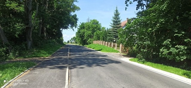 Tak po remoncie w 2021 r. wygląda pierwszy odcinek drogi Czaple-Ryńsk