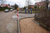 Trwa przebudowa ulicy Kujawskiej w Miastku. Prace zakończą się z początkiem lata