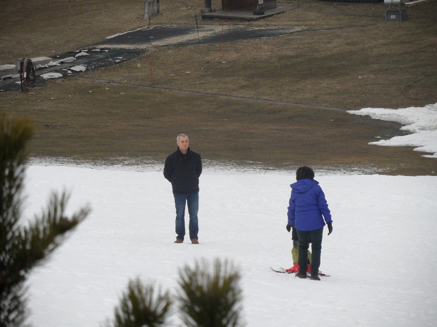 Dolomity Sportowa Dolina w Bytomiu: Śnieg jeszcze jest, ale...