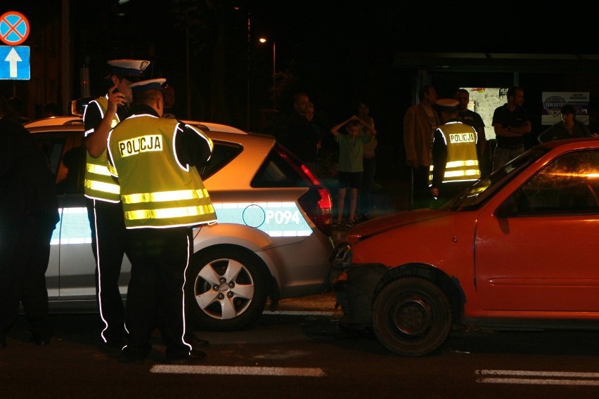 Chorzów: Radiowóz zderzył się z fiatem