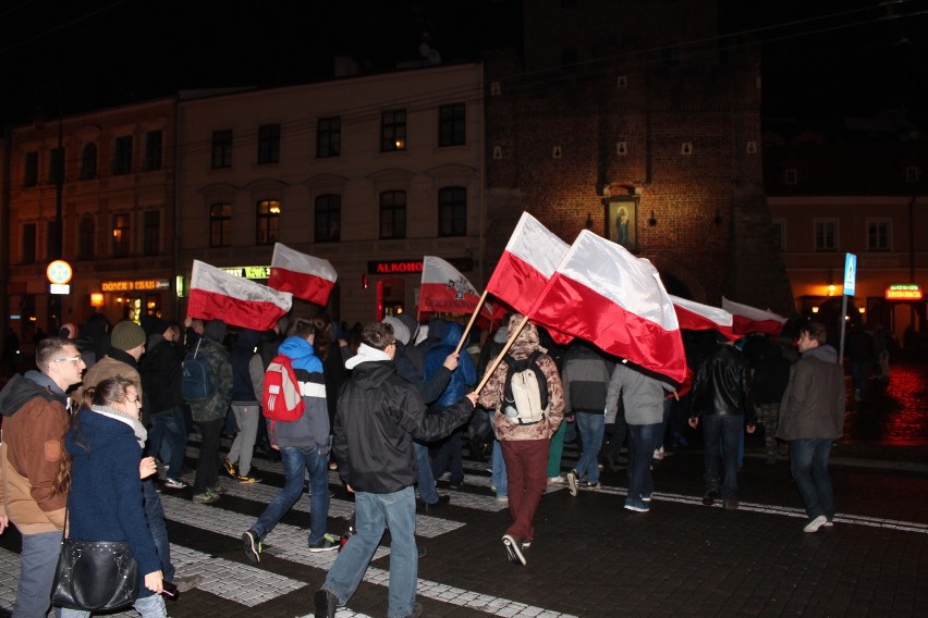 Manifestacja w Lublinie: Polacy przeciw imigrantom