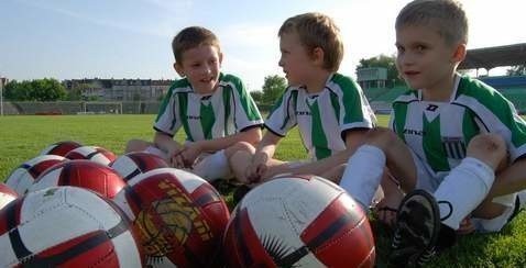 Przyszłość grudziądzkiego futbolu podczas zajęć.