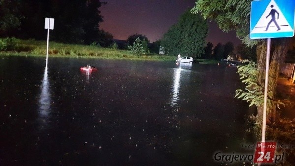 Podlascy strażacy interweniowali 30 razy po burzy jaka...