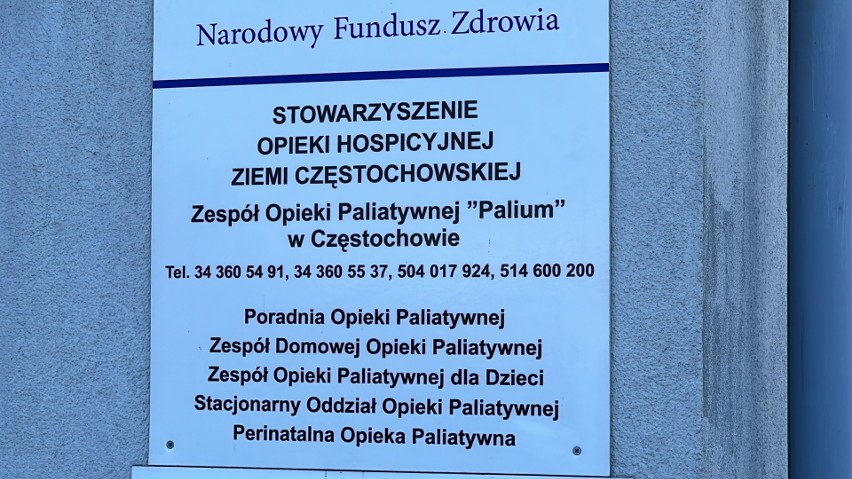 Częstochowa. Hospicjum zostaje na Krakowskiej. Miasto...