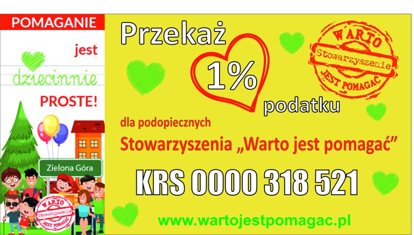 Stowarzyszenie „Warto jest pomagać” działa od ponad 11 lat....