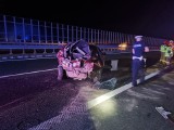 Stanisławice. Kraksa na autostradzie A4 koło Bochni, do szpitala trafiła jedna osoba [ZDJĘCIA]