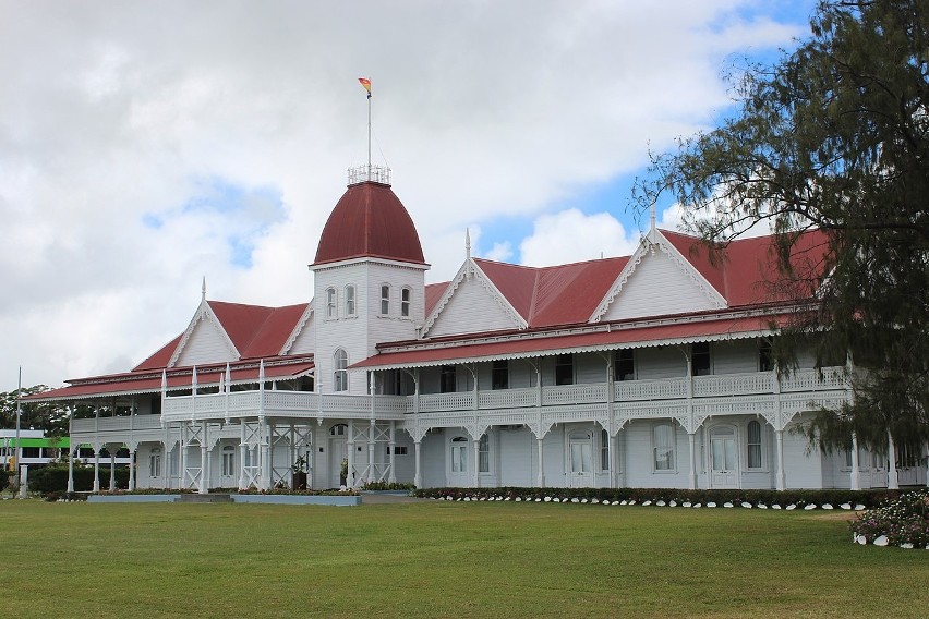 Pałac królewski w Nuku'alofa, stolicy Królestwa Tonga....