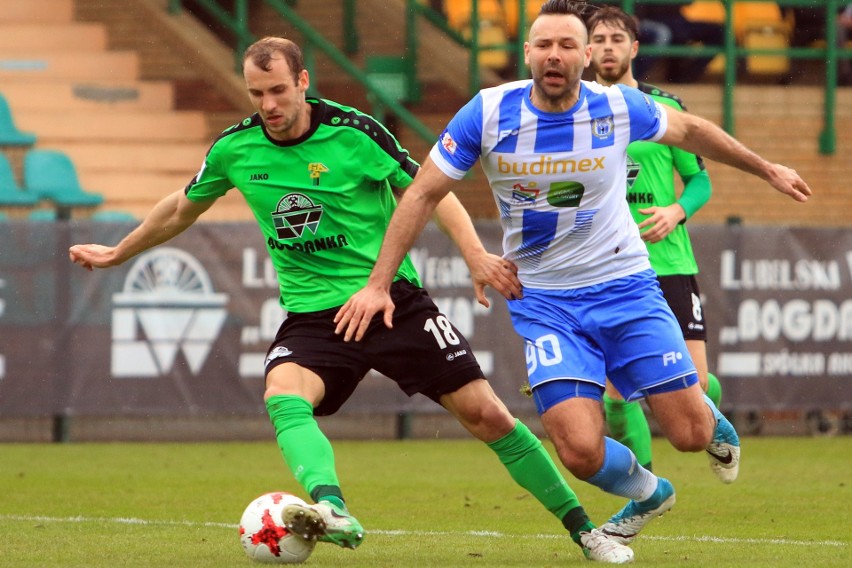 Górnik Łęczna - Stomil Olsztyn 1:1. Stracili gola w samej końcówce