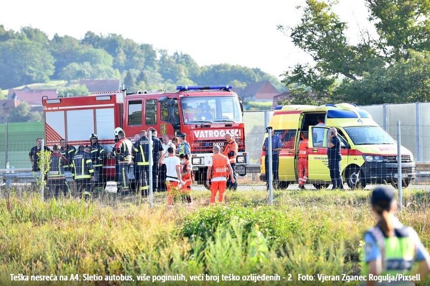 Wypadek autobusu z Mazowsza w Chorwacji. Wśród poszkodowanych są mieszkańcy gminy Pionki! Zdjęcia z wypadku