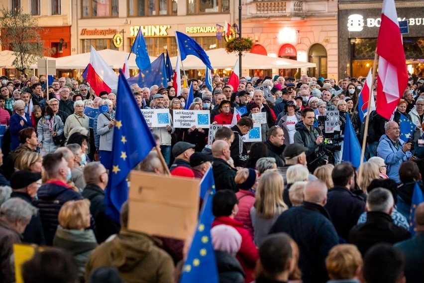 Tak wyglądał protest w Bydgoszczy.