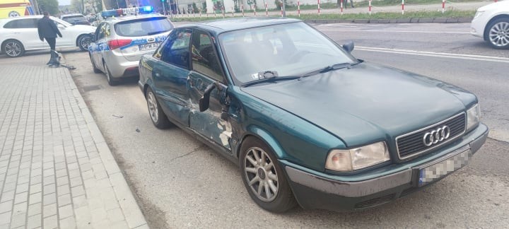 Wypadek samochodowy w Koszalinie.