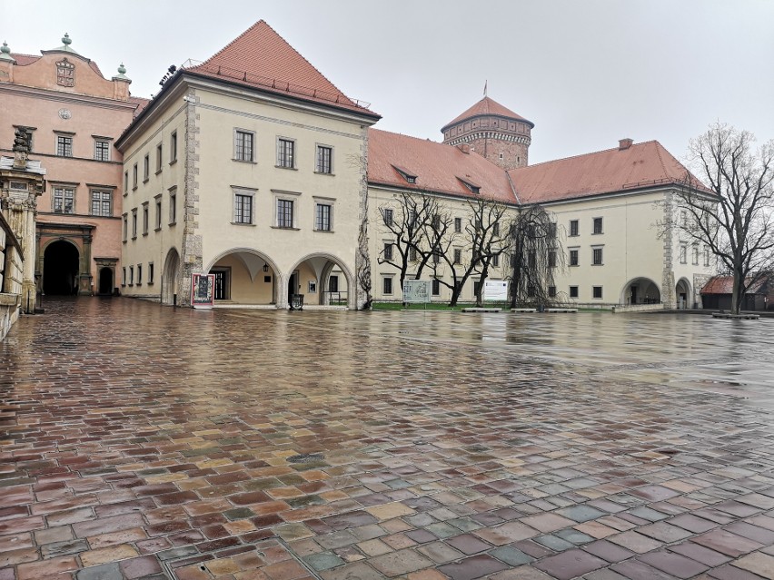 Tak wygląda Wawel w czasie pandemii