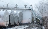 Pożar fabryki parafiny w Drzonkowie