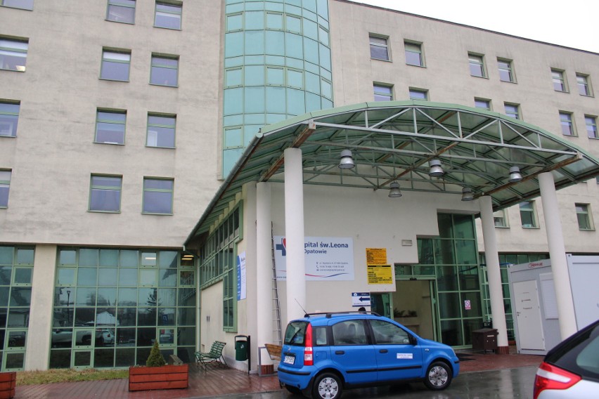 W Szpitalu świętego Leona w Opatowie trwają intensywne prace...