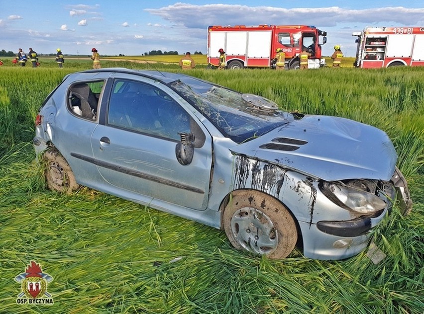 Wypadek na drodze Wojsławice - Nasale