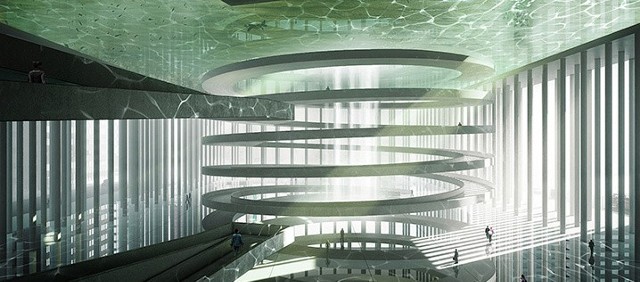 Architekci związani związani z Politechniką Śląską w Gliwicach wygrali światowy konkurs na wieżowiec przyszłości. Bajeczny projekt mieści 11 różnych stref klimatyczno-krajobrazowych i pnie się do góry na 630 m