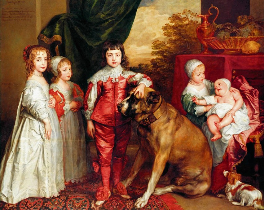 Anton van Dyck, Dzieci Karola V