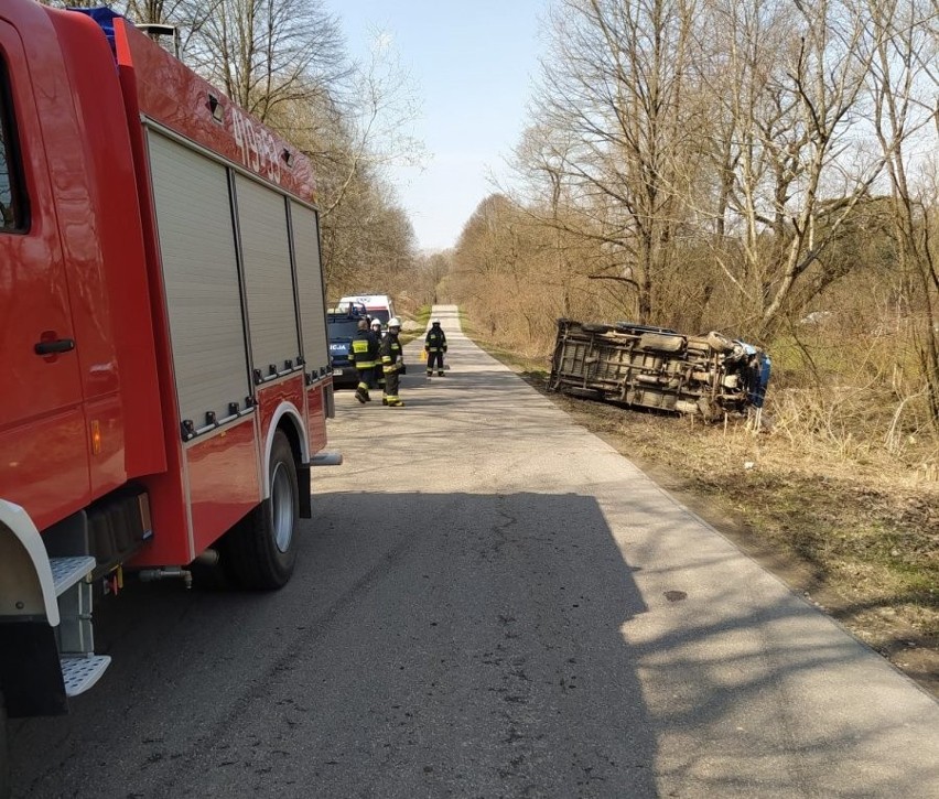 Do zdarzenia doszło w Hucie Poręby k. Brzozowa. Kierujący...