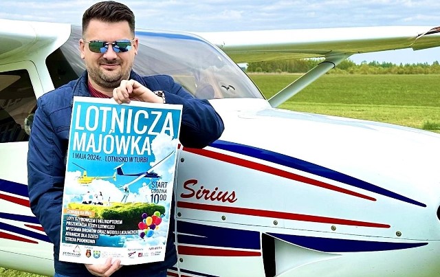 Piotr Banaczyk zachęca do wzięcia udziału w Lotniczej Majówce