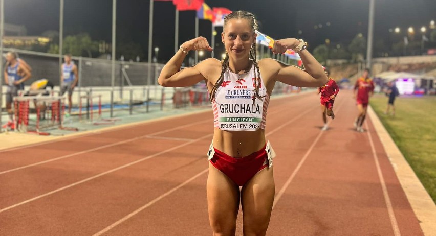 Julia Gruchała z Goręczyna zajęła 4. miejsce w finale biegu...