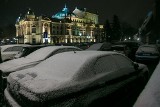 Spadł pierwszy śnieg w Krakowie [ZDJĘCIA]
