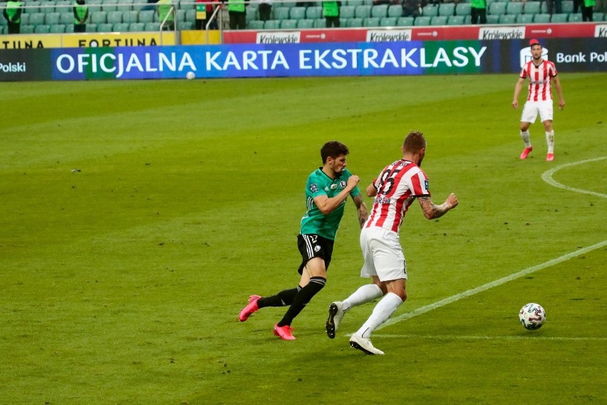 w ostatnim ligowym meczu, 11 lipca, Legia wygrała z Cracovią...