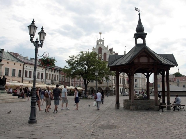 Rynek w Rzeszowie.