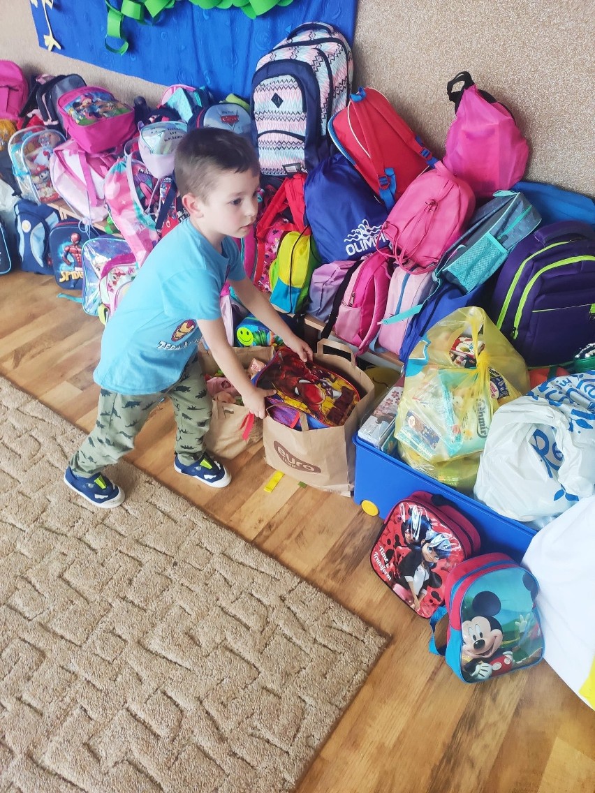 Akcja charytatywna "Plecaczek" dla dzieci z Ukrainy....