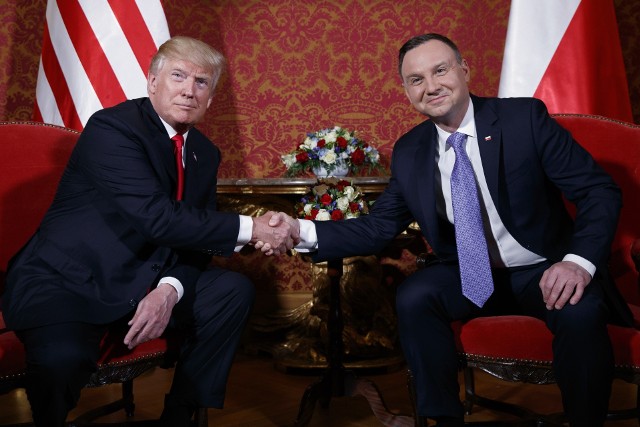 Donald Trump i Andrzej Duda