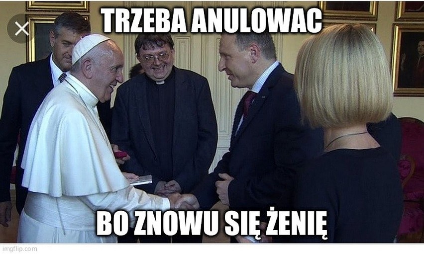 Ślub Jacka Kurskiego został uwieczniony - MEMY...