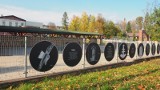 Wystawa prac Ryszarda Miernika na... ogrodzeniu „Kuźnicy” w Suchedniowie