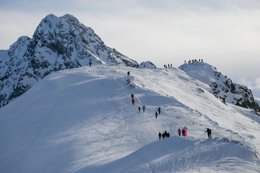 Na Kasprowym Wierchu warunki narciarskie idealne. A i...
