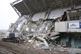 Trwa rozbiórka stadionu ŁKS-u przy al. Unii (ZDJĘCIA)