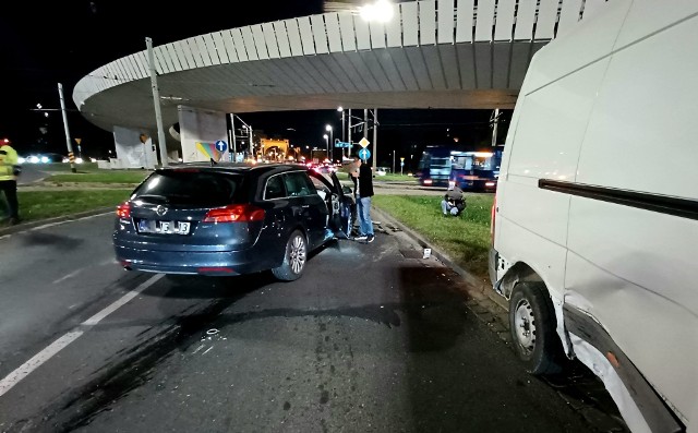 Wypadek na pl. Społecznym we Wrocławiu 30.09.2021