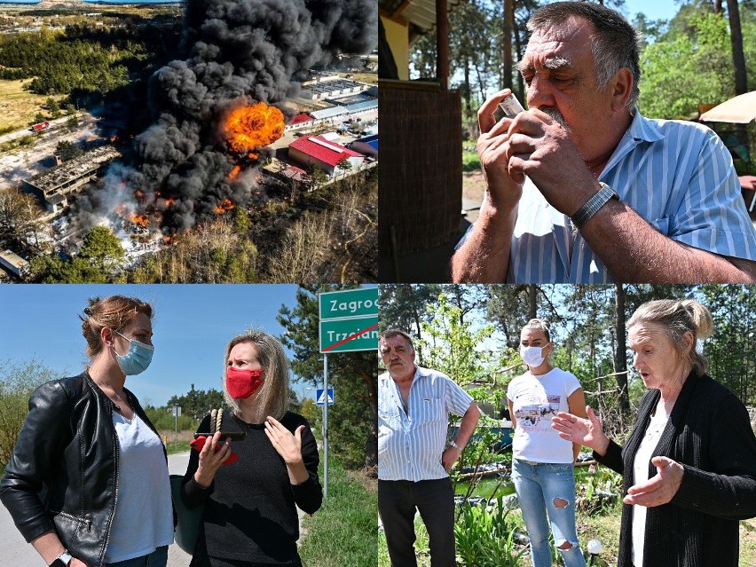 Szokujące skutki pożaru w Nowinach! Mieszkańcy opowiadają o życiu po wybuchu ekologicznej bomby [WIDEO]