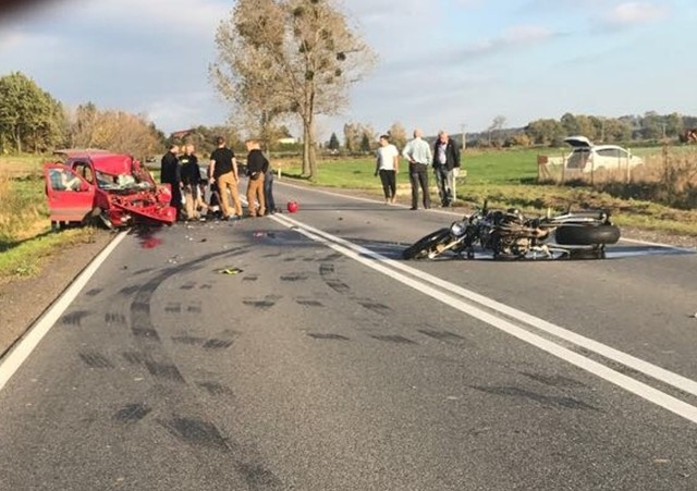 Tragiczny wypadek na DK 46 koło Malerzowic.