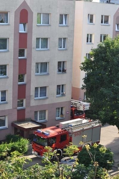 Strażacy przy ul. Czernika